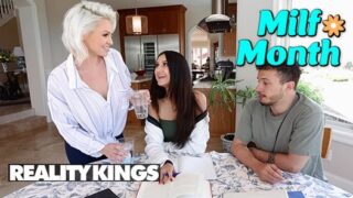 apollo catches his mom charli phoenix licking his gf eliza ibarra joins for a 3some reality kings